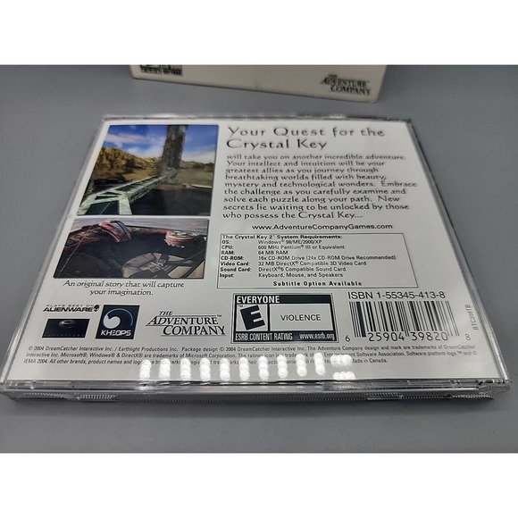Crystal Key Sequel "Unlock the Next Secret" 2 PC 2 Disks 2004 Adventure Company - Picture 7 of 7